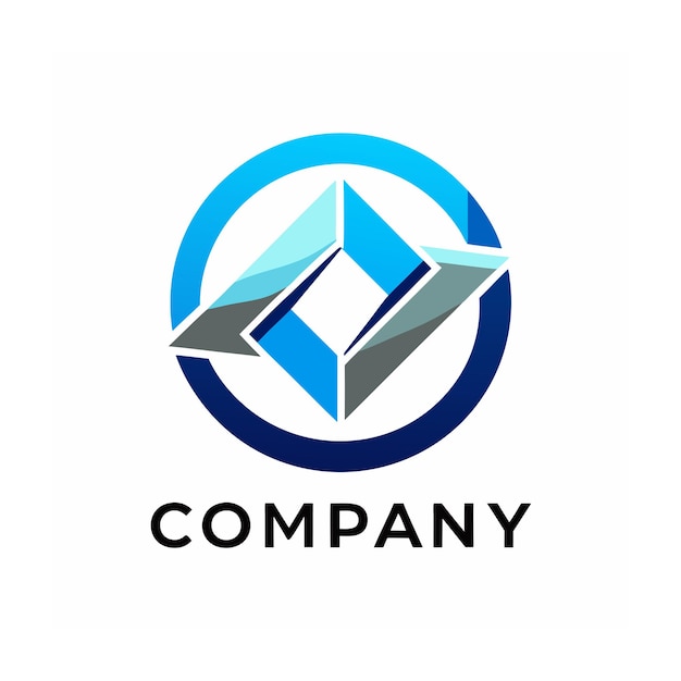 Vector de diseño de logotipo minimalista abstracto creativo y elegante para cualquier empresa de marca