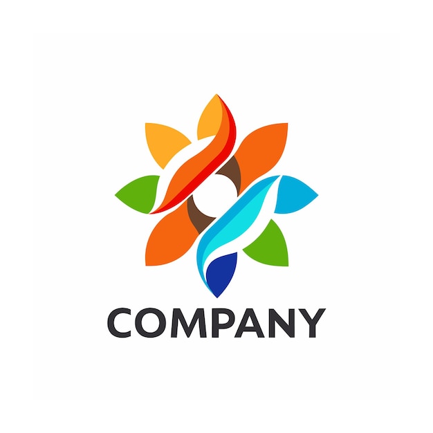 Vector de diseño de logotipo minimalista abstracto creativo y elegante para cualquier empresa de marca