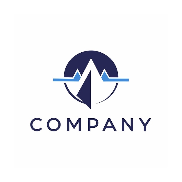Vector de diseño de logotipo minimalista abstracto creativo y elegante para cualquier empresa de marca