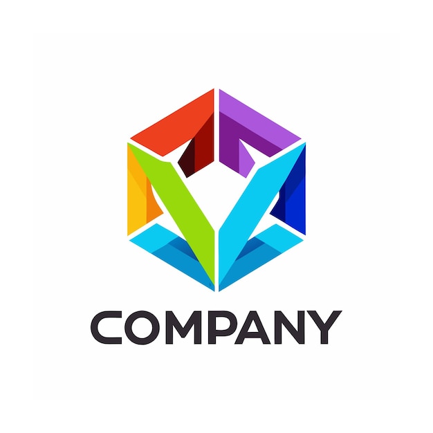 Vector de diseño de logotipo minimalista abstracto creativo y elegante para cualquier empresa de marca