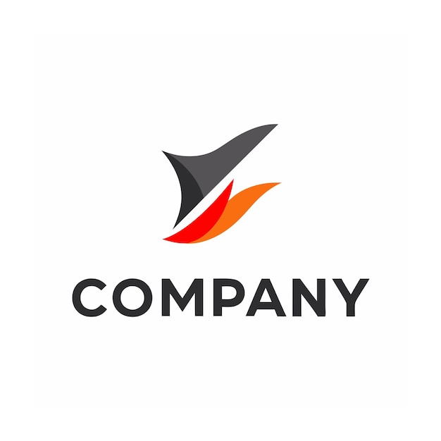 Vector de diseño de logotipo minimalista abstracto creativo y elegante para cualquier empresa de marca