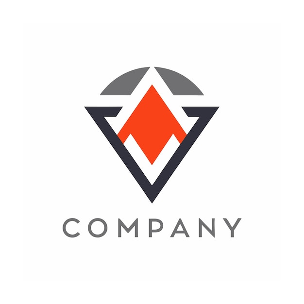 Vector de diseño de logotipo minimalista abstracto creativo y elegante para cualquier empresa de marca