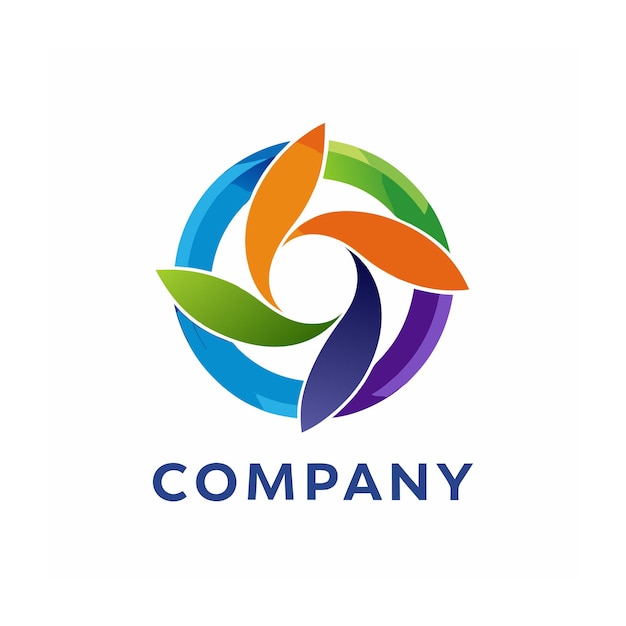 Vector de diseño de logotipo minimalista abstracto creativo y elegante para cualquier empresa de marca