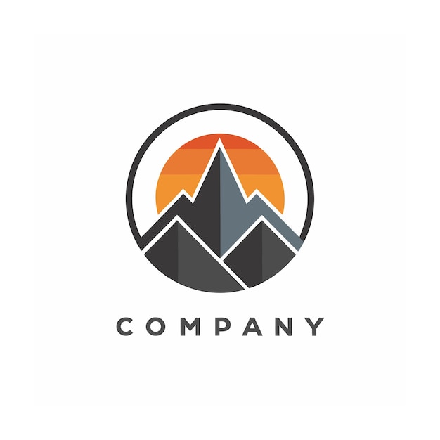 Vector de diseño de logotipo minimalista abstracto creativo y elegante para cualquier empresa de marca