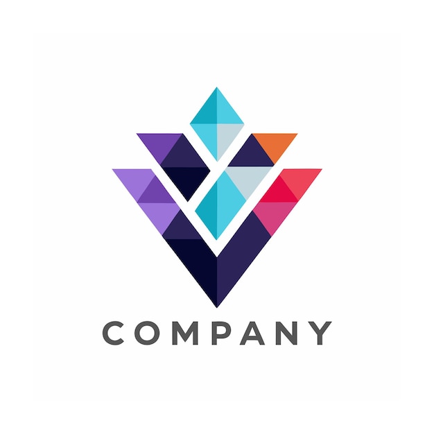Vector de diseño de logotipo minimalista abstracto creativo y elegante para cualquier empresa de marca