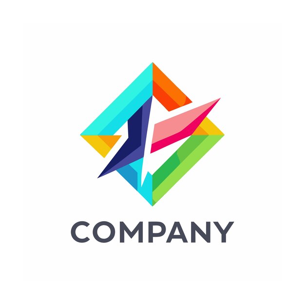 Vector de diseño de logotipo minimalista abstracto creativo y elegante para cualquier empresa de marca