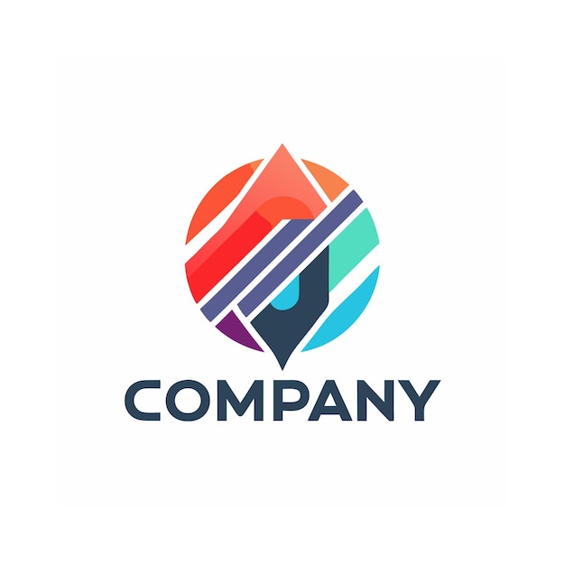 Vector de diseño de logotipo minimalista abstracto creativo y elegante para cualquier empresa de marca