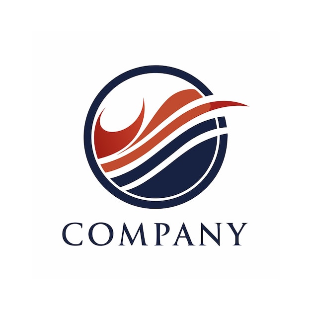 Vector de diseño de logotipo minimalista abstracto creativo y elegante para cualquier empresa de marca