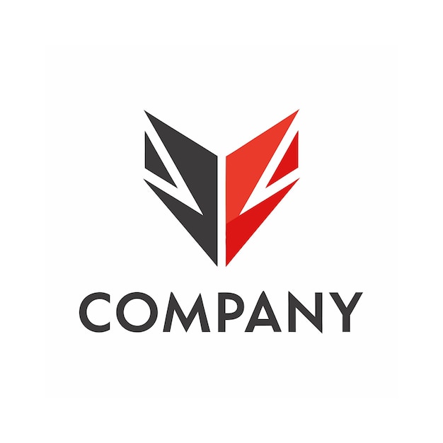 Vector de diseño de logotipo minimalista abstracto creativo y elegante para cualquier empresa de marca