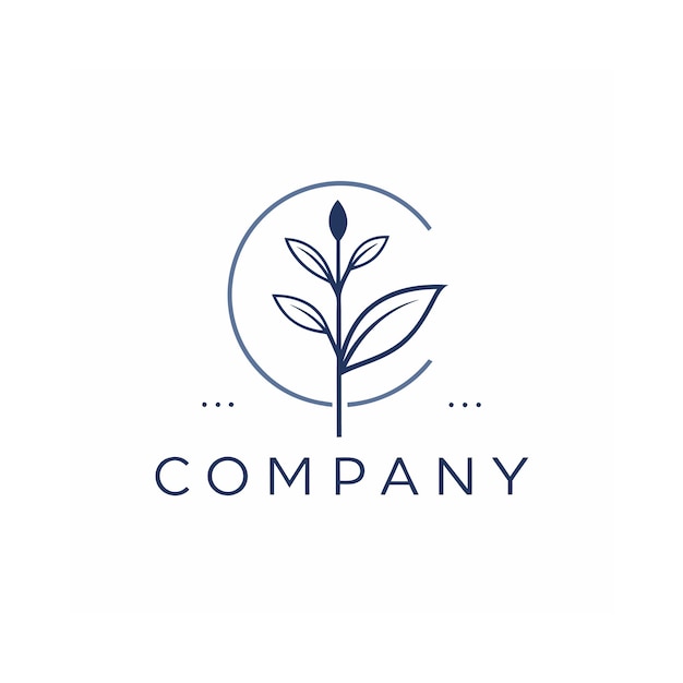 Vector de diseño de logotipo minimalista abstracto creativo y elegante para cualquier empresa de marca