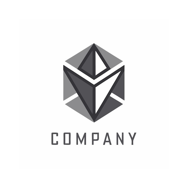 Vector de diseño de logotipo minimalista abstracto creativo y elegante para cualquier empresa de marca