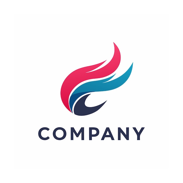 Vector de diseño de logotipo minimalista abstracto creativo y elegante para cualquier empresa de marca