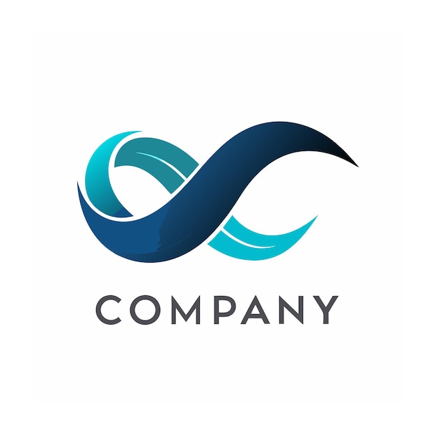 Vector de diseño de logotipo minimalista abstracto creativo y elegante para cualquier empresa de marca