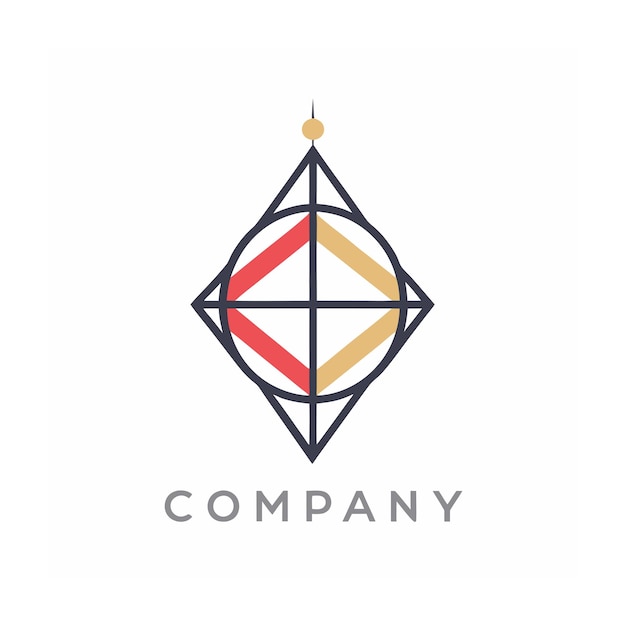 Vector de diseño de logotipo minimalista abstracto creativo y elegante para cualquier empresa de marca