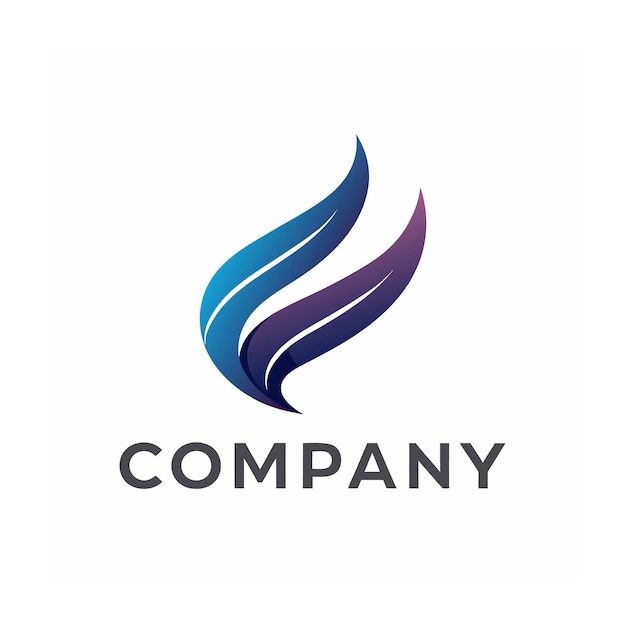 Vector de diseño de logotipo minimalista abstracto creativo y elegante para cualquier empresa de marca