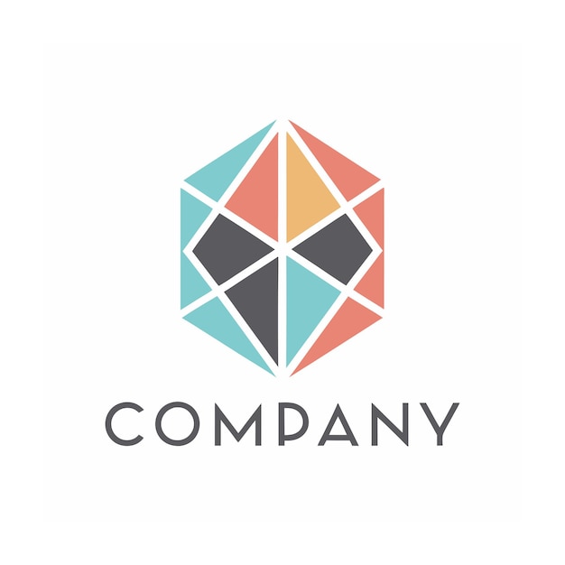 Vector de diseño de logotipo minimalista abstracto creativo y elegante para cualquier empresa de marca