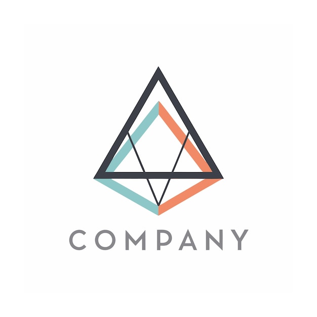 Vector de diseño de logotipo minimalista abstracto creativo y elegante para cualquier empresa de marca