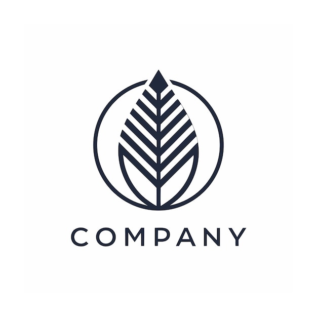 Vector de diseño de logotipo minimalista abstracto creativo y elegante para cualquier empresa de marca