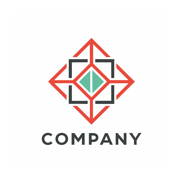 Vector de diseño de logotipo minimalista abstracto creativo y elegante para cualquier empresa de marca
