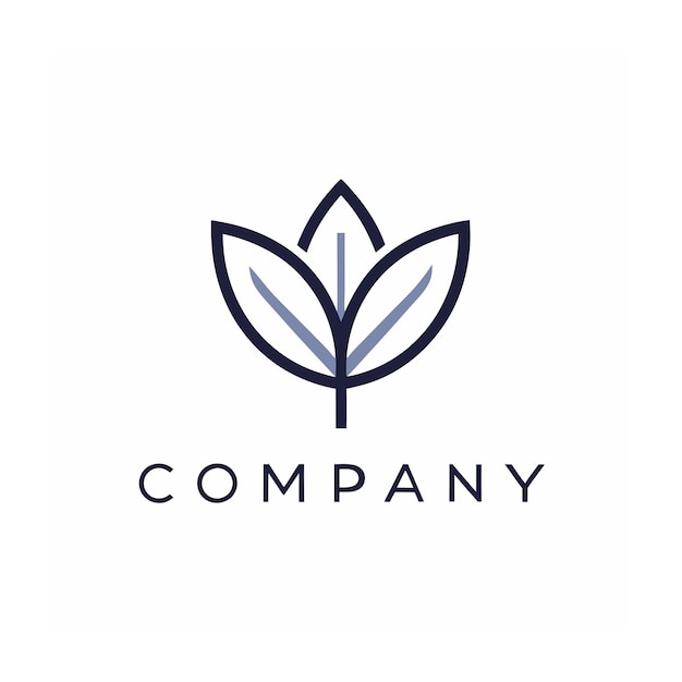 Vector de diseño de logotipo minimalista abstracto creativo y elegante para cualquier empresa de marca