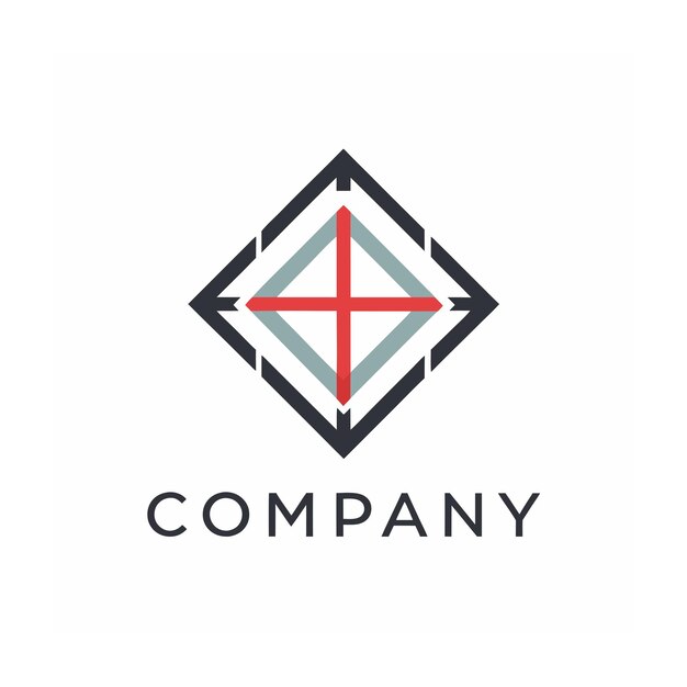 Vector de diseño de logotipo minimalista abstracto creativo y elegante para cualquier empresa de marca