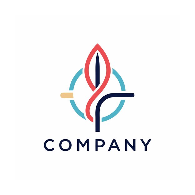 Vector de diseño de logotipo minimalista abstracto creativo y elegante para cualquier empresa de marca