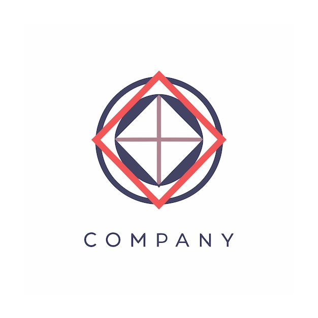 Vector de diseño de logotipo minimalista abstracto creativo y elegante para cualquier empresa de marca