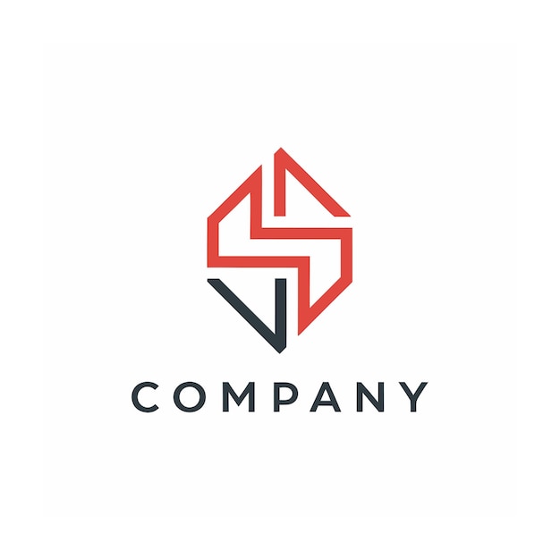 Vector de diseño de logotipo minimalista abstracto creativo y elegante para cualquier empresa de marca