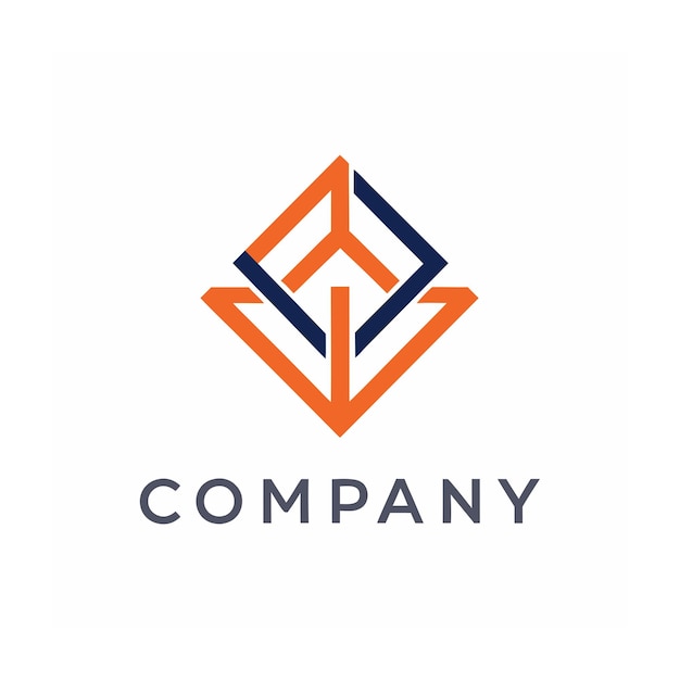 Vector de diseño de logotipo minimalista abstracto creativo y elegante para cualquier empresa de marca