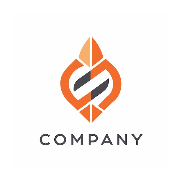 Vector de diseño de logotipo minimalista abstracto creativo y elegante para cualquier empresa de marca