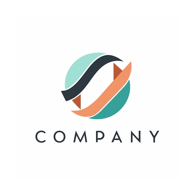 Vector de diseño de logotipo minimalista abstracto creativo y elegante para cualquier empresa de marca