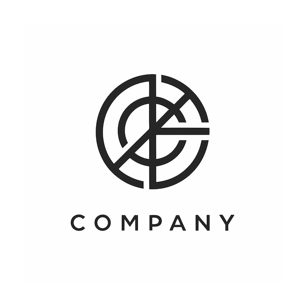 Vector de diseño de logotipo minimalista abstracto creativo y elegante para cualquier empresa de marca