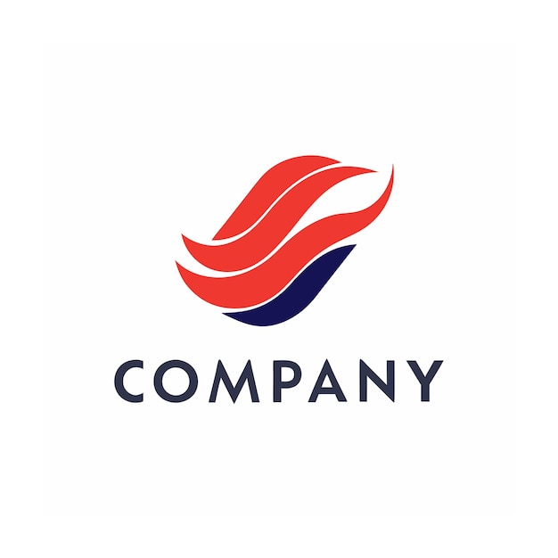 Vector de diseño de logotipo minimalista abstracto creativo y elegante para cualquier empresa de marca