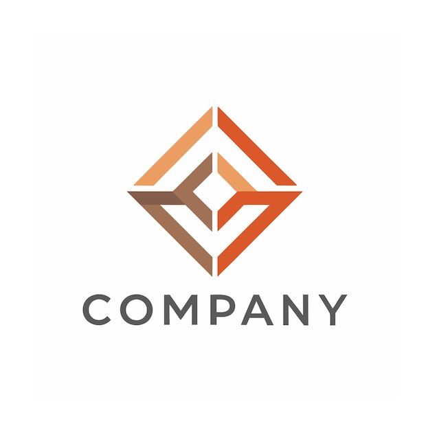 Vector de diseño de logotipo minimalista abstracto creativo y elegante para cualquier empresa de marca