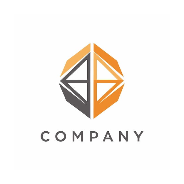 Vector de diseño de logotipo minimalista abstracto creativo y elegante para cualquier empresa de marca