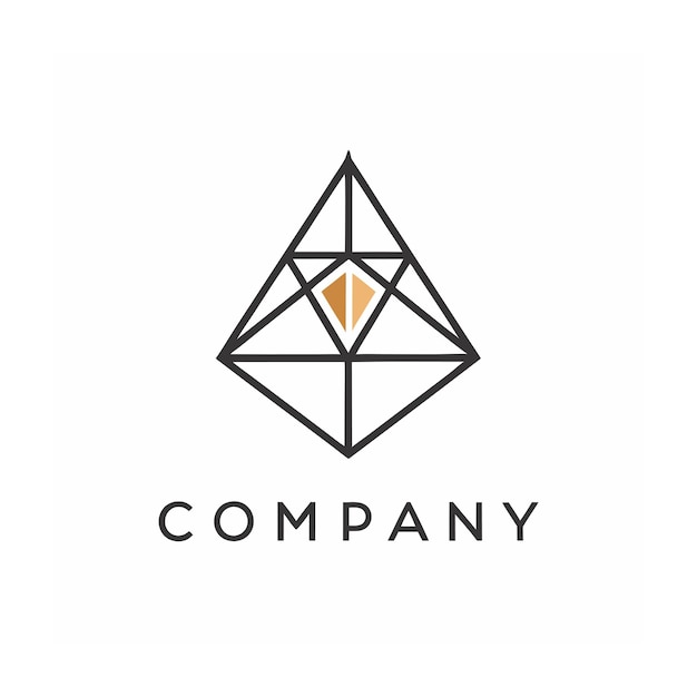 Vector de diseño de logotipo minimalista abstracto creativo y elegante para cualquier empresa de marca
