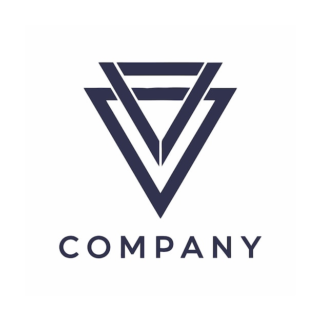 Vector de diseño de logotipo minimalista abstracto creativo y elegante para cualquier empresa de marca