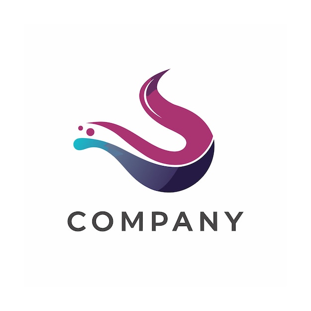 Vector de diseño de logotipo minimalista abstracto creativo y elegante para cualquier empresa de marca
