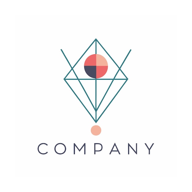 Vector de diseño de logotipo minimalista abstracto creativo y elegante para cualquier empresa de marca