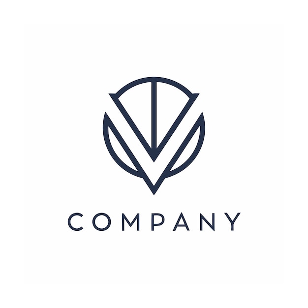 Vector de diseño de logotipo minimalista abstracto creativo y elegante para cualquier empresa de marca