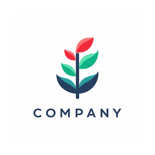 Vector de diseño de logotipo minimalista abstracto creativo y elegante para cualquier empresa de marca
