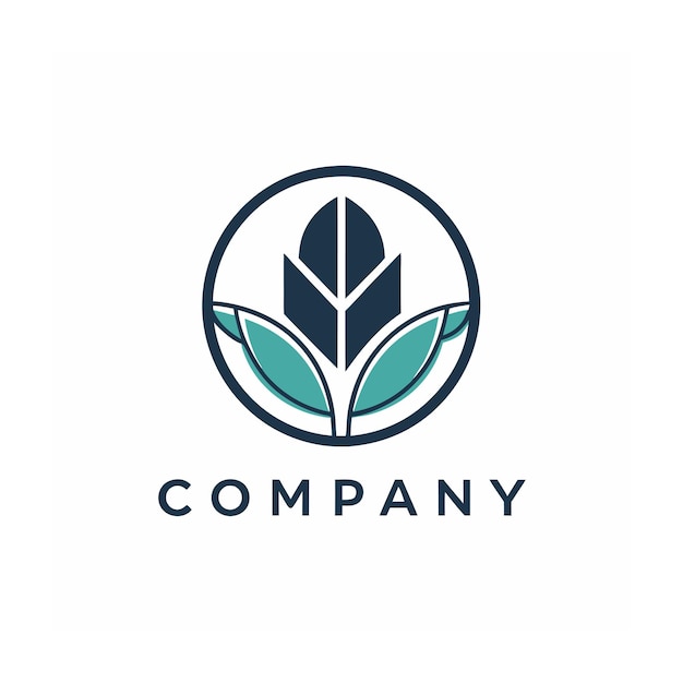 Vector de diseño de logotipo minimalista abstracto creativo y elegante para cualquier empresa de marca