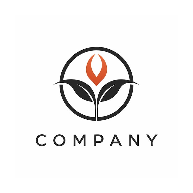 Vector de diseño de logotipo minimalista abstracto creativo y elegante para cualquier empresa de marca