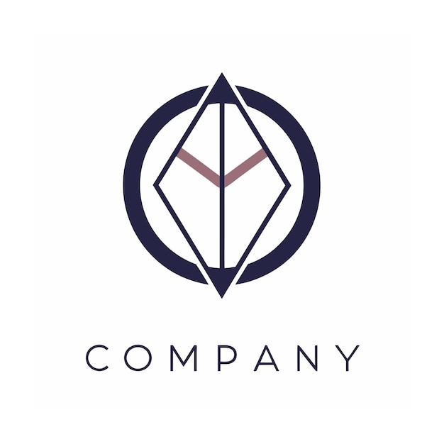 Vector de diseño de logotipo minimalista abstracto creativo y elegante para cualquier empresa de marca