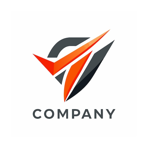 Vector de diseño de logotipo minimalista abstracto creativo y elegante para cualquier empresa de marca