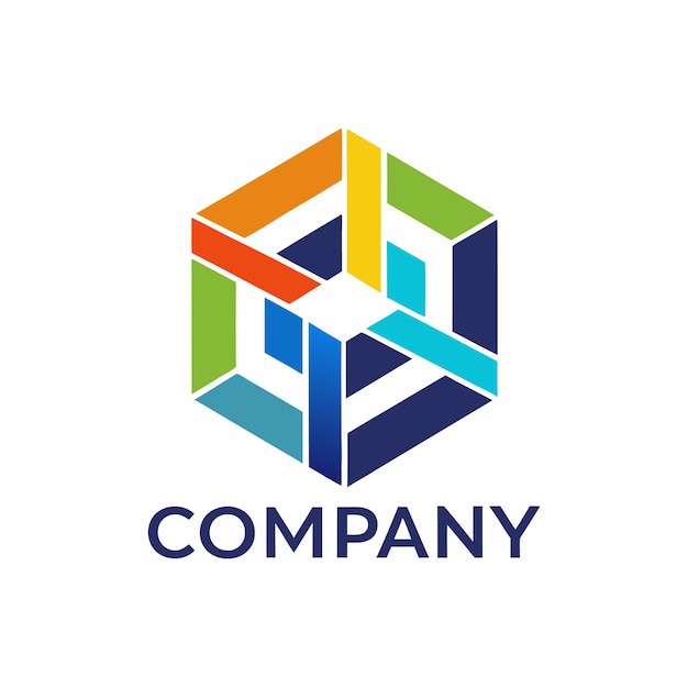 Vector de diseño de logotipo minimalista abstracto creativo y elegante para cualquier empresa de marca
