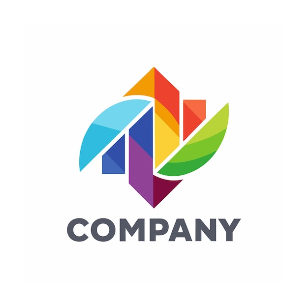 Vector de diseño de logotipo minimalista abstracto creativo y elegante para cualquier empresa de marca