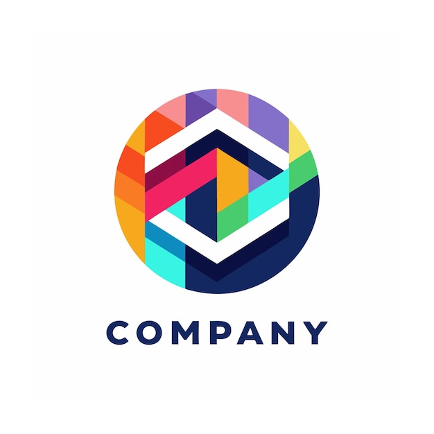 Vector de diseño de logotipo minimalista abstracto creativo y elegante para cualquier empresa de marca
