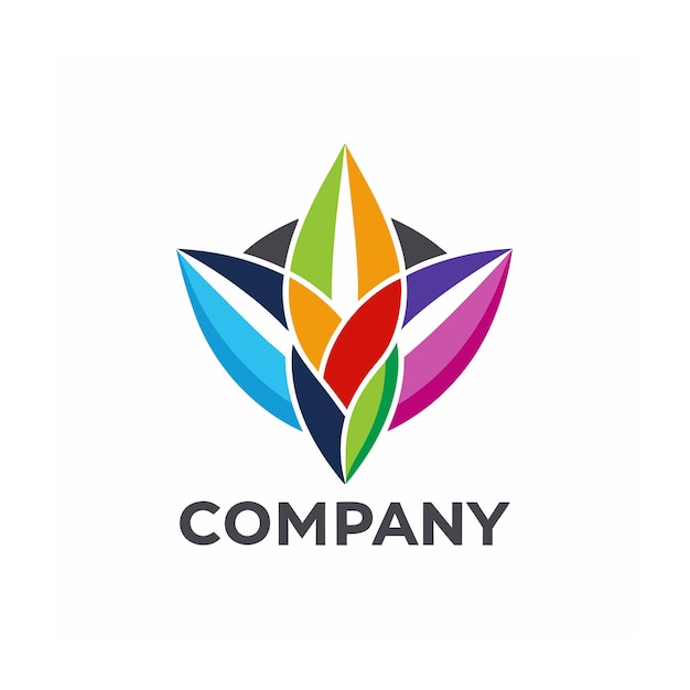 Vector de diseño de logotipo minimalista abstracto creativo y elegante para cualquier empresa de marca