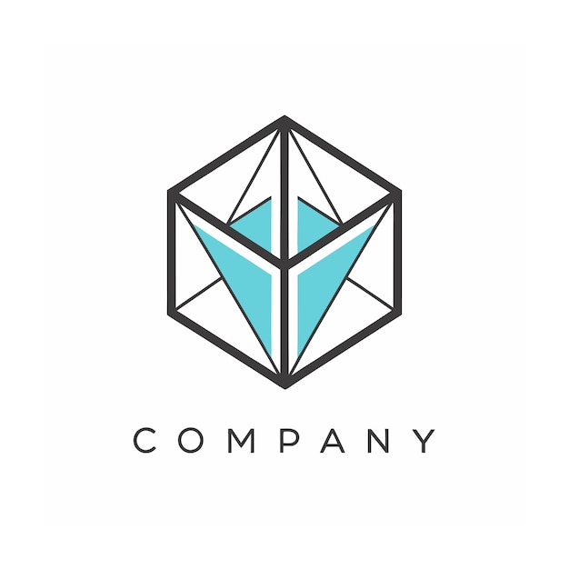 Vector de diseño de logotipo minimalista abstracto creativo y elegante para cualquier empresa de marca